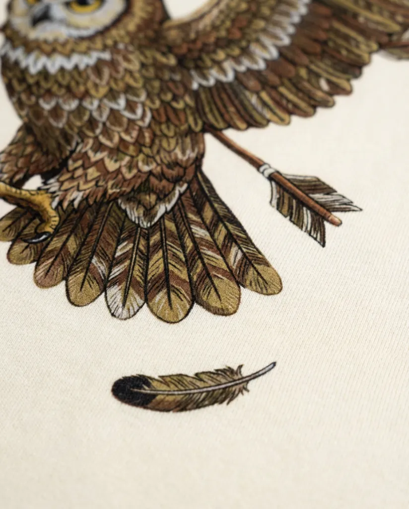 DRIPSTER Owl Macro Material Focus_4.webp